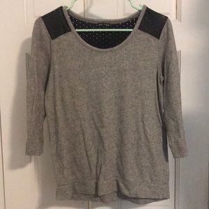 Gray + Black Sweater